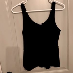 Express Black Peplum Tank size Small